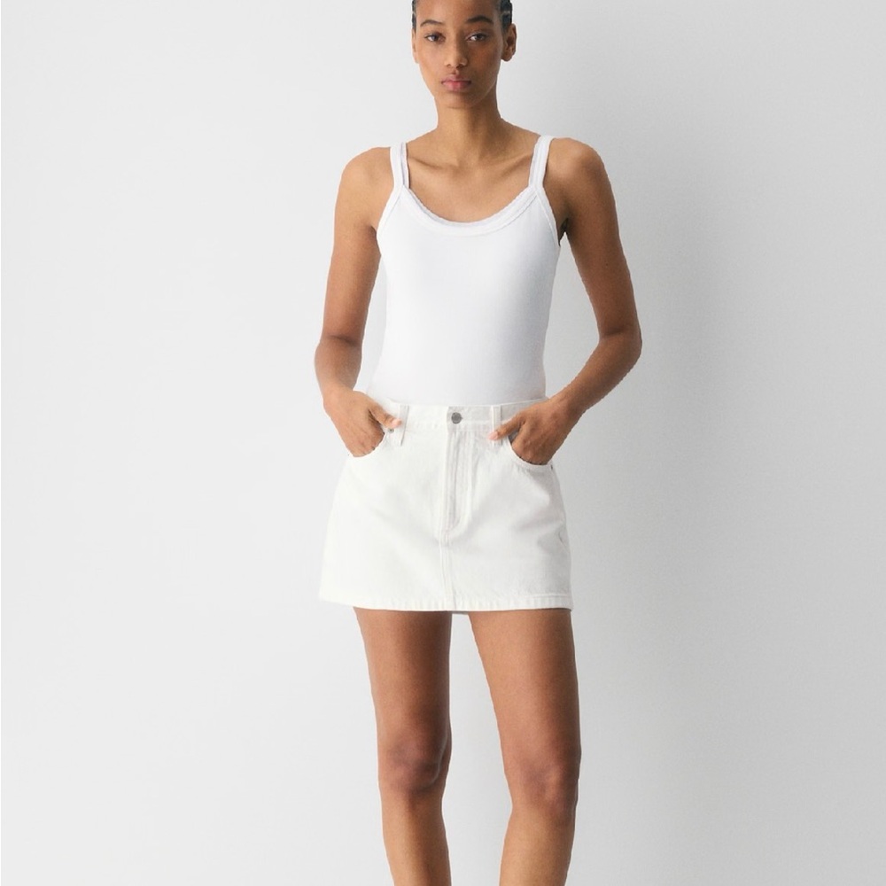 Denim Forum The '90s Ricci Denim Skirt